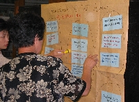 TVET Workshop in Pyongyang: brainstorming